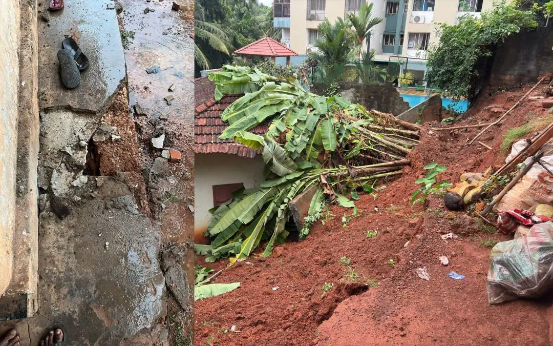 കനത്ത മഴയെത്തുടർന്നുണ്ടായ നാശനഷ്ടങ്ങൾ