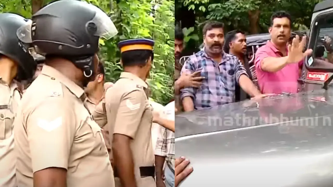 വനംവകുപ്പ് ഉദ്യോഗസ്ഥരെ നാട്ടുകാർ തടഞ്ഞുവെച്ചപ്പോൾ