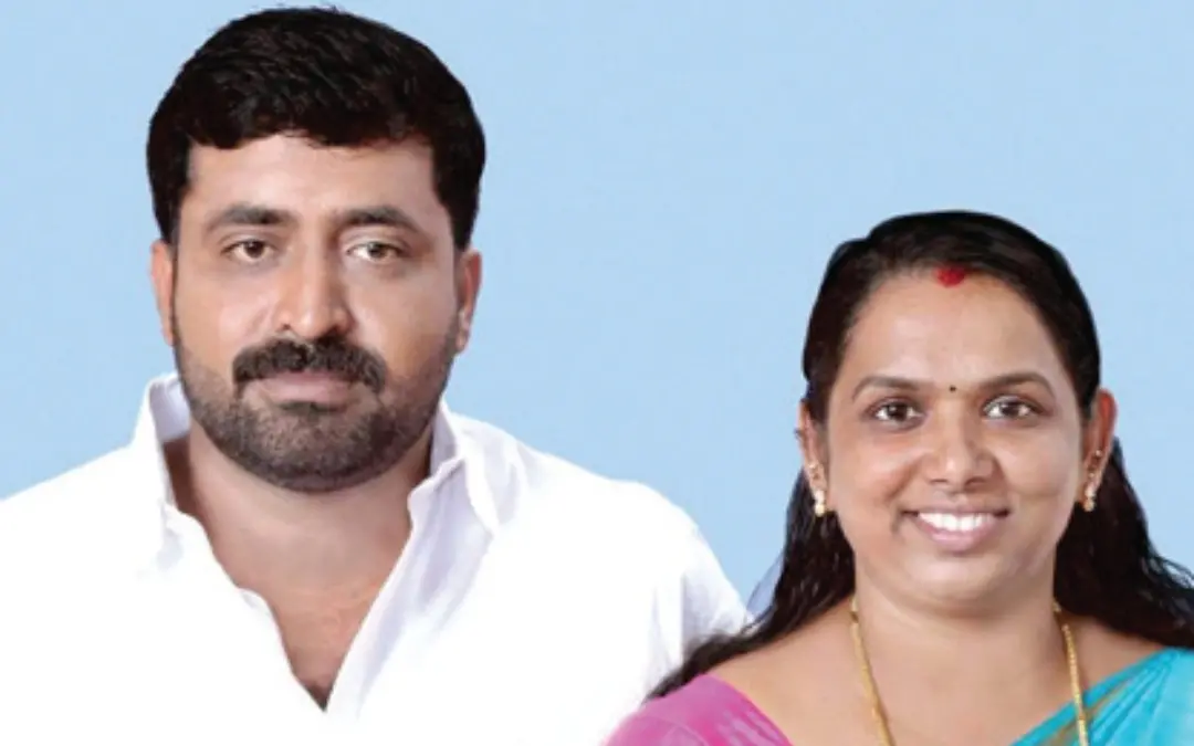 മരിച്ച വിഷ്ണു എസ്. നായരും ഭാര്യ രശ്മിയും