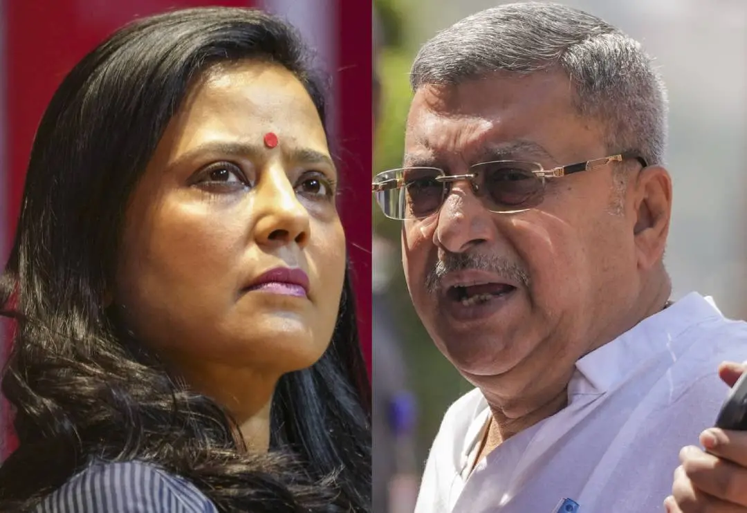 മഹുവാ മോയിത്ര, കല്യാൺ ബാനർജി | Photo:PTI
