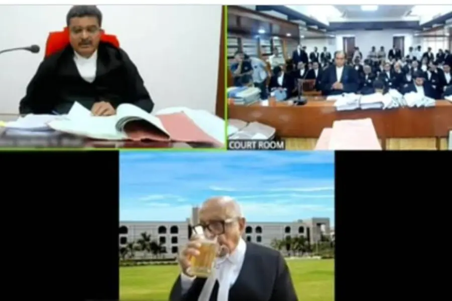 വിര്‍ച്വല്‍ ഹിയറിങ്ങിനിടെ ബിയര്‍ നുണഞ്ഞു, സീനിയര്‍ അഭിഭാഷകനെതിരെ നടപടിയുമായി ഹൈക്കോടതി
