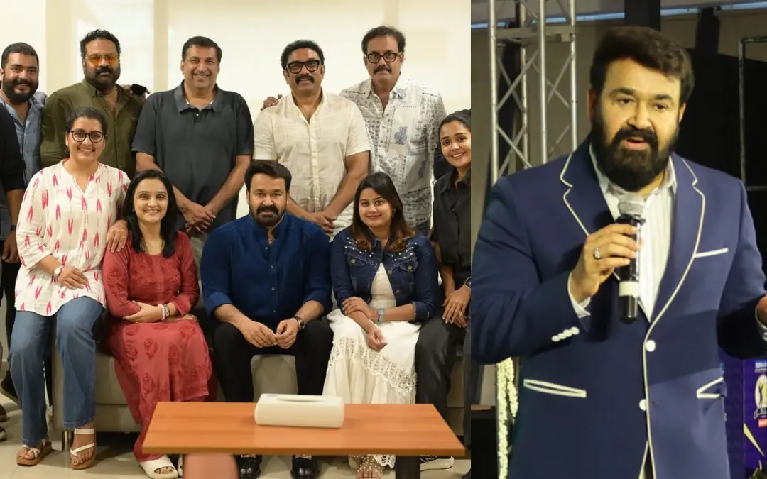 മോഹന്ലാല് അഡ്ഹോക് കമ്മിറ്റി അംഗങ്ങള്ക്കൊപ്പം, മോഹന്ലാല് | Photo: Instagram/ AMMA, Mathrubhumi