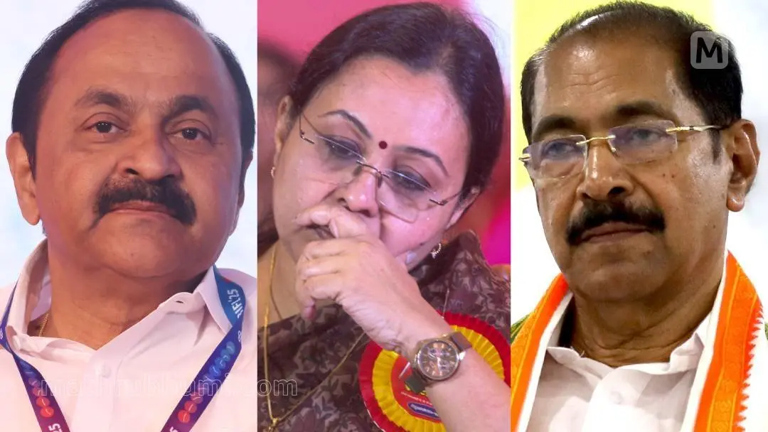 വി.ഡി. സതീശൻ, വീണാ ജോർജ്, സണ്ണി ജോസഫ് | Photo: Mathrubhumi