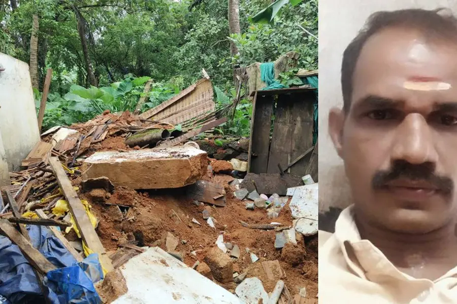 കുളിക്കുന്നതിനിടെ കുളിമുറി ഇടിഞ്ഞുവീണ് യുവാവ് മരിച്ചു; സംഭവം തൃശ്ശൂരിൽ