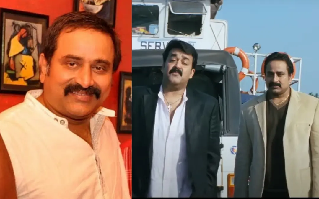 ആനന്ദ്, മോഹന്ലാലിനൊപ്പം ക്രിസ്ത്യന് ബ്രദേഴ്സില് | Photo: Instagram/ Poornima Anand, Screen grab: YouTube/ API Malayalam Movies