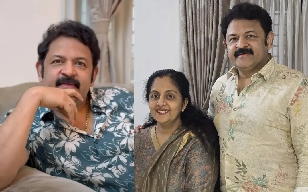 കൃഷ്ണകുമാര്, സിന്ധു കൃഷ്ണയും കൃഷ്ണകുമാറും | Photo: Screen grab/ YouTube: Krishna Kumar, Facebook/ Krishna Kumar