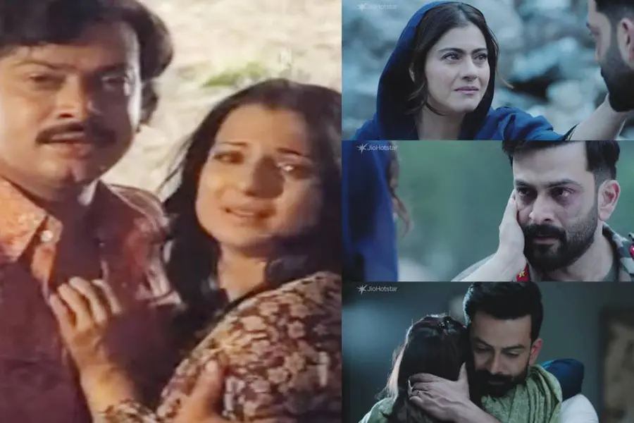 അന്ന് സുകുമാരൻ തനൂജയുടെ നായകനായി, ഇന്ന് പൃഥ്വി കജോളിന്റെയും; കൗതുകമായി സർസമീനും തളിരിട്ട കിനാക്കളും