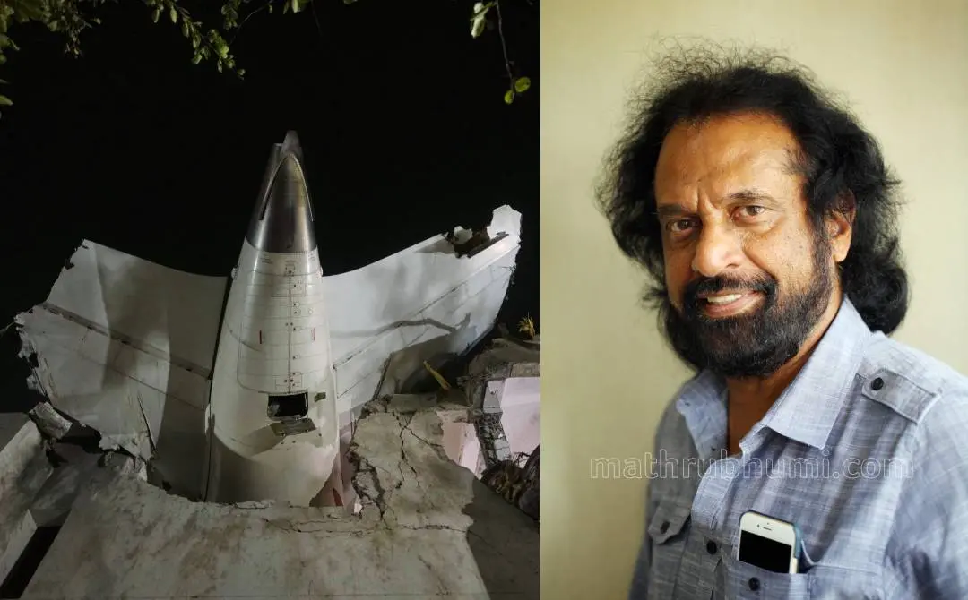 അഹമ്മദാബാദിൽ അപകടത്തിൽപ്പെട്ട വിമാനത്തിന്റെ അവശിഷ്ടം, തമ്പി ആന്റണി | ഫോട്ടോ: AP, ശ്രീജിത്ത് പി. രാജ് \ മാതൃഭൂമി
