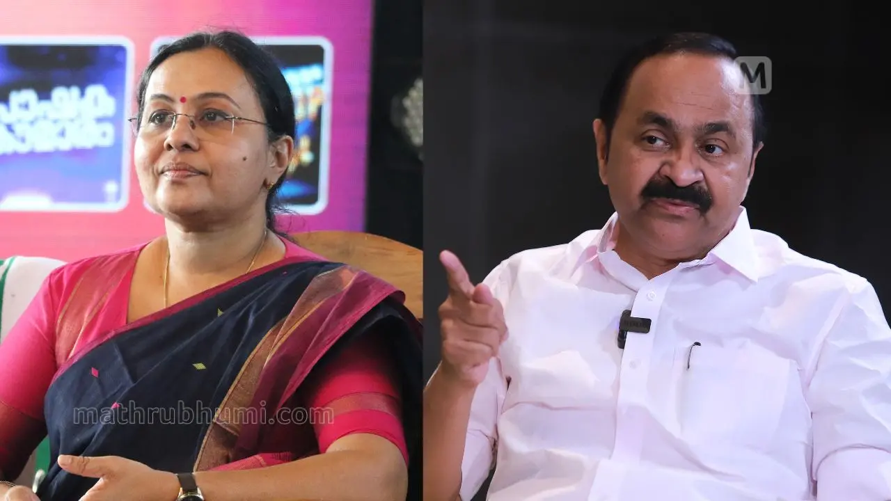 ആരോഗ്യമന്ത്രി വീണാ ജോർജ് | ചിത്രം: ശ്രീകേഷ് എസ്., മാതൃഭൂമി | പ്രതിപക്ഷനേതാവ് വി.ഡി. സതീശൻ | ചിത്രം: മുഹമ്മദ് ഷഹീർ, മാതൃഭൂമി