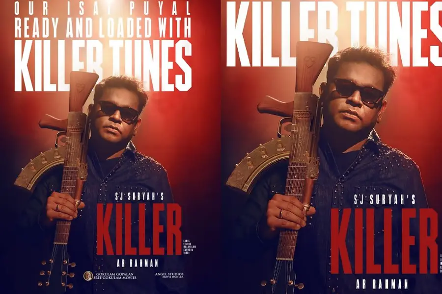 ശ്രീ ഗോകുലം മൂവീസ് - എസ്.ജെ. സൂര്യ ചിത്രം കില്ലറിന് സംഗീതമൊരുക്കാൻ എ.ആർ. റഹ്മാൻ