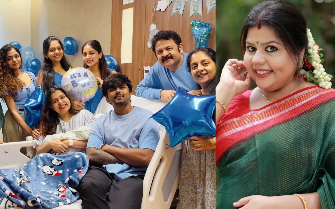 ദിയ കൃഷ്ണ കുഞ്ഞിന് ജന്മം നല്കിയ ശേഷം ആശുപത്രിയില്, സ്നേഹാ ശ്രീകുമാര് | Photo: Krishna Kumar, Sneha Sreekumar