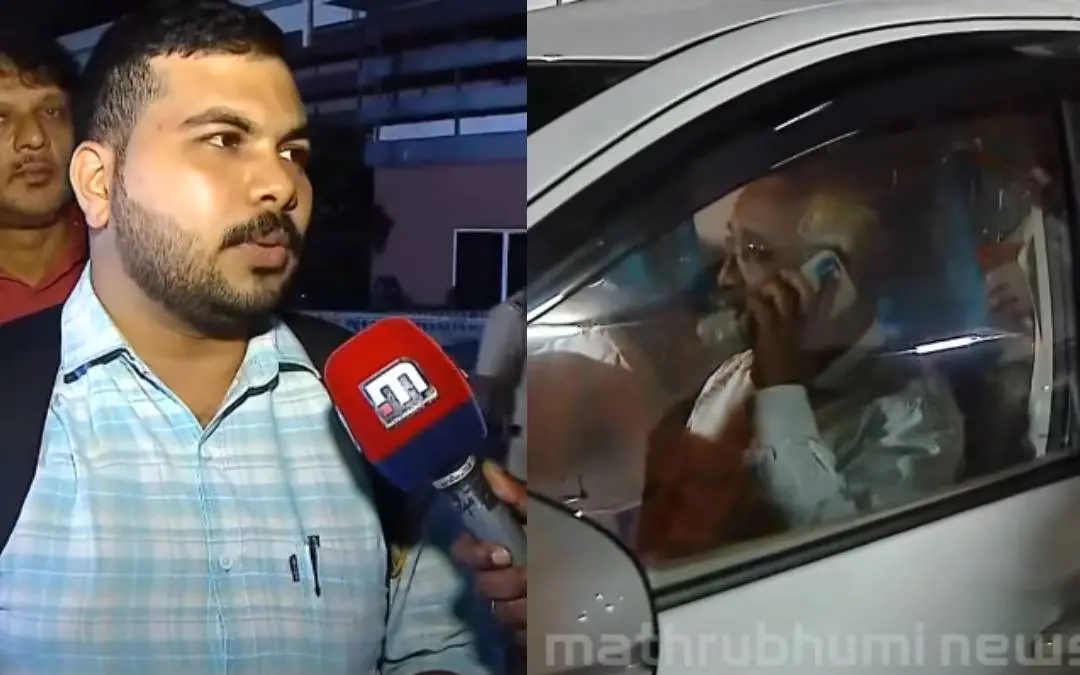 വന്ദേഭാരത് യാത്രയ്ക്കിടെ സഹയാത്രികന് ഭക്ഷണത്തിൽനിന്ന് ചത്ത പല്ലി ലഭിച്ചതിനെക്കുറിച്ച് വിശദീകരിക്കുന്ന യാത്രക്കാരൻ | Screengrab - mathrubhumi news