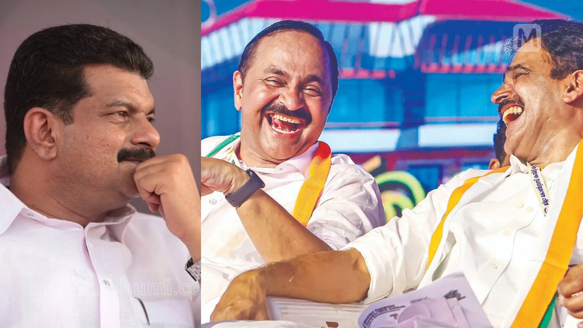 പി.വി. അൻവർ, വി.ഡി. സതീശൻ, കെ.സി. വേണുഗോപാൽ | Photo: മാതൃഭൂമി