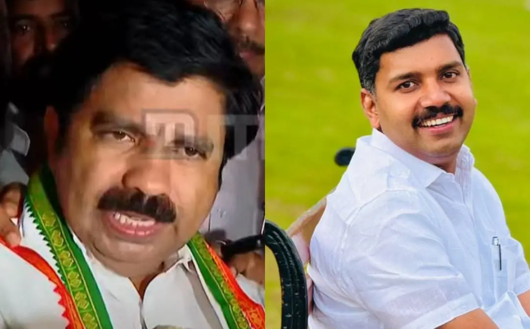 ആര്യാടന് ഷൗക്കത്ത്, വി.എസ്. ജോയ് | Photo: Mathrubhumi News & facebook.com/adv.vsjoy