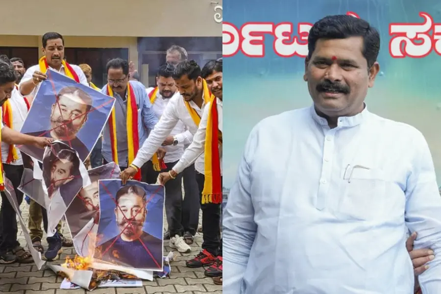 'കമൽ ഹാസൻ മാപ്പ് പറഞ്ഞില്ലെങ്കിൽ തഗ് ലൈഫ് പ്രദർശിപ്പിക്കരുത്'; ചിത്രത്തിനെതിരെ കർണാടക മന്ത്രി