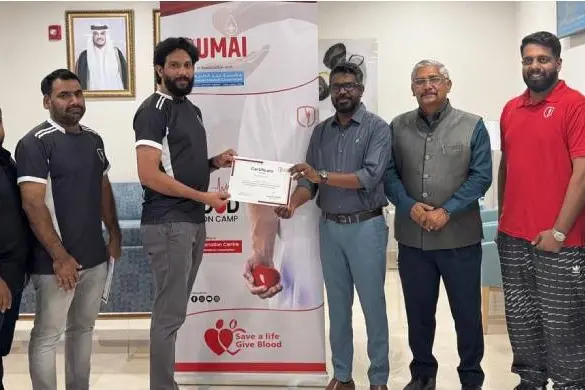 നാല്പതാം വാര്ഷികാഘോഷം; രക്തദാന ക്യാമ്പ് നടത്തി യുഎംഎഐ