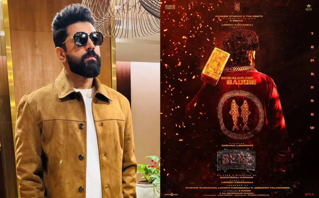 നിവിൻ പോളി, ബെൻസ് എന്ന ചിത്രത്തിന്റെ പോസ്റ്റർ | ഫോട്ടോ: Instagram