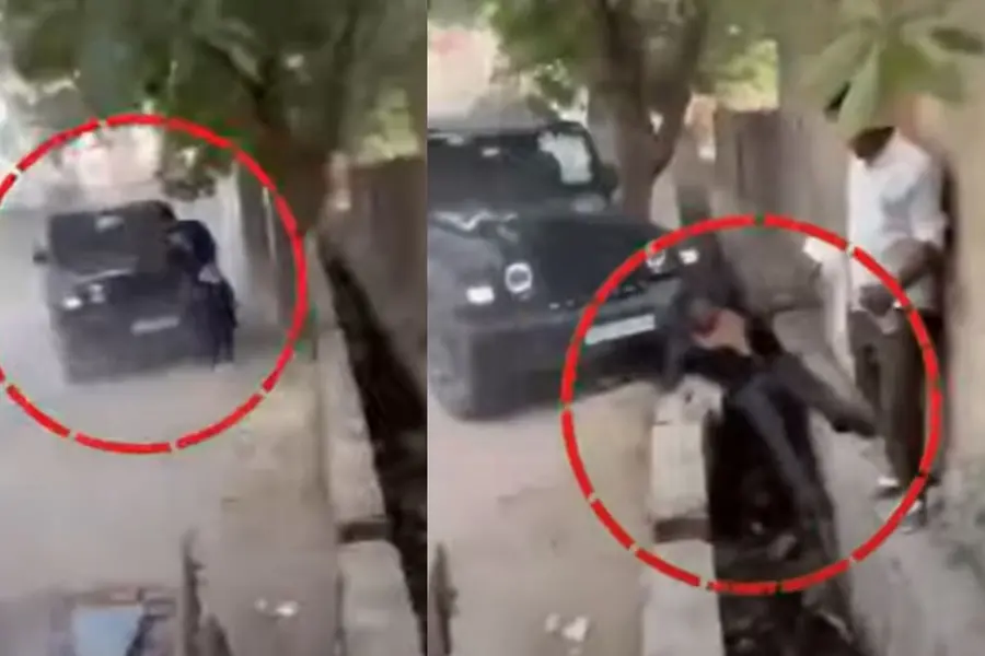 ഇൻസ്റ്റഗ്രാം കമന്റിന്റെ പേരിലുള്ള വൈരാഗ്യം; നടുറോഡിൽ യുവാവിനെ ഥാര്‍ ഉപയോഗിച്ച് ഇടിച്ചുതെറിപ്പിച്ചു