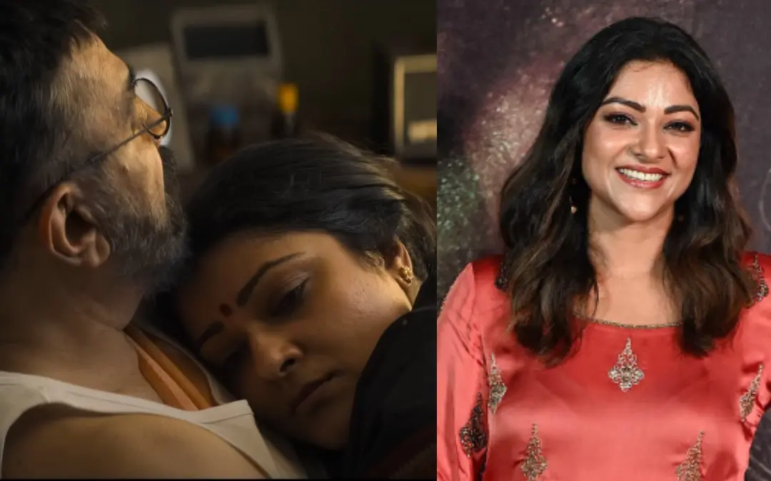 തഗ് ലൈഫ് ട്രെയ്ലറില്നിന്ന്, അഭിരാമി | Photo: Screen grab/ Saregama Music, AFP