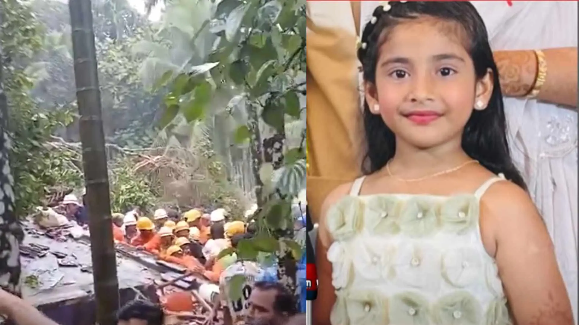 വീടിന് മുകളിൽ മണ്ണിടിഞ്ഞിടത്ത് രക്ഷാപ്രവർത്തനം, മരിച്ച നയീമ