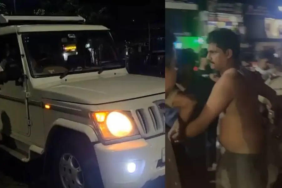 നിർത്തിയിട്ട വാഹനം മോഷ്ടിച്ച് കടന്നു,യാത്രയ്ക്കിടെ മറ്റുവാഹനങ്ങളിലിടിച്ചു; കള്ളനെ നാട്ടുകാർ പിടികൂടി