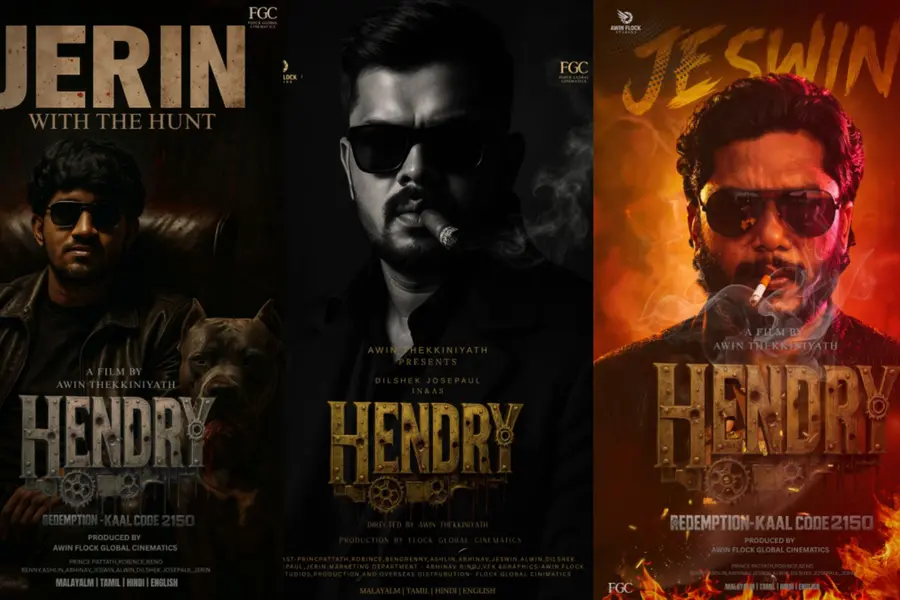 വരുന്നു, ഇന്ത്യയില് ആദ്യമായി എഐ സഹായത്തോടെ നിര്മ്മിച്ച ആക്ഷന് ത്രില്ലര് സിനിമ 'ഹെന്ഡ്രി'