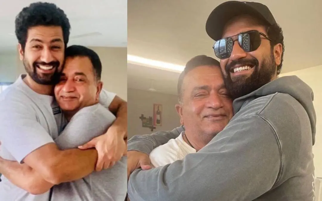 ഷാം കൗശാൽ മകൻ വിക്കി കൗശാലിനൊപ്പം | photo:instagram/vicky kaushal