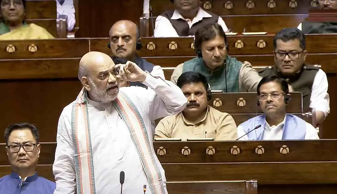 അമിത് ഷാ |ഫോട്ടോ:Sansad TV