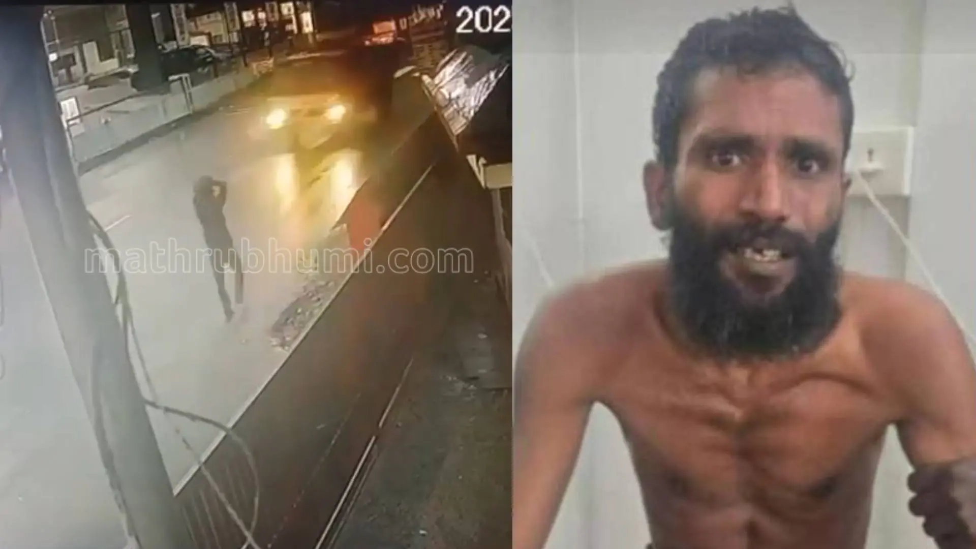 സിസിടിവി ദൃശ്യത്തിൽ നിന്ന്, ഗോവിന്ദച്ചാമി