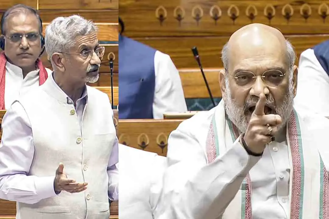 വിദേശകാര്യമന്ത്രി എസ്.ജയ്ശങ്കര്, ആഭ്യന്തര മന്ത്രി അമിത് ഷാ |ഫോട്ടോ:ANI