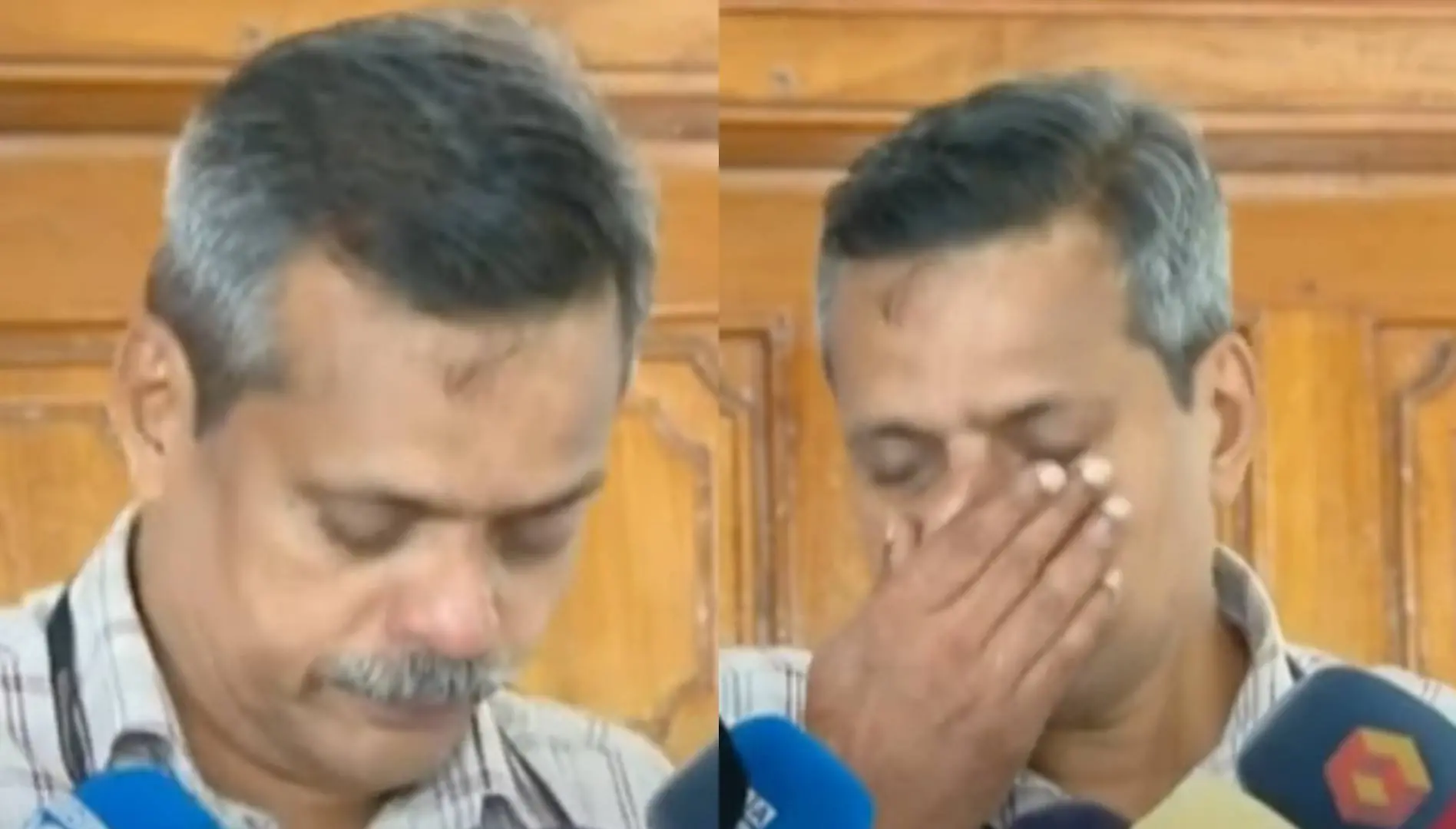 ഡോ. ഹാരിസ് ചിറക്കൽ വൈകാരികമായി മാധ്യമങ്ങളോട് പ്രതികരിക്കുന്നു | Photo: Screengrab/ Mathrubhumi News