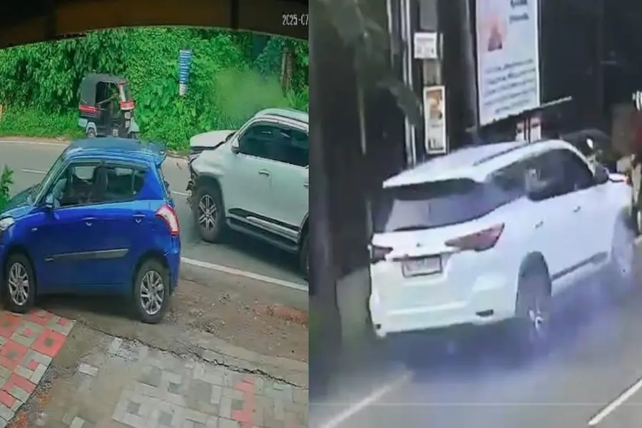 Video | ഏഴ് വാഹനങ്ങളെ ഇടിച്ചുതെറിപ്പിച്ചു; മദ്യലഹരിയില് കാറുമായി വിദ്യാര്ഥിയുടെ പരാക്രമം