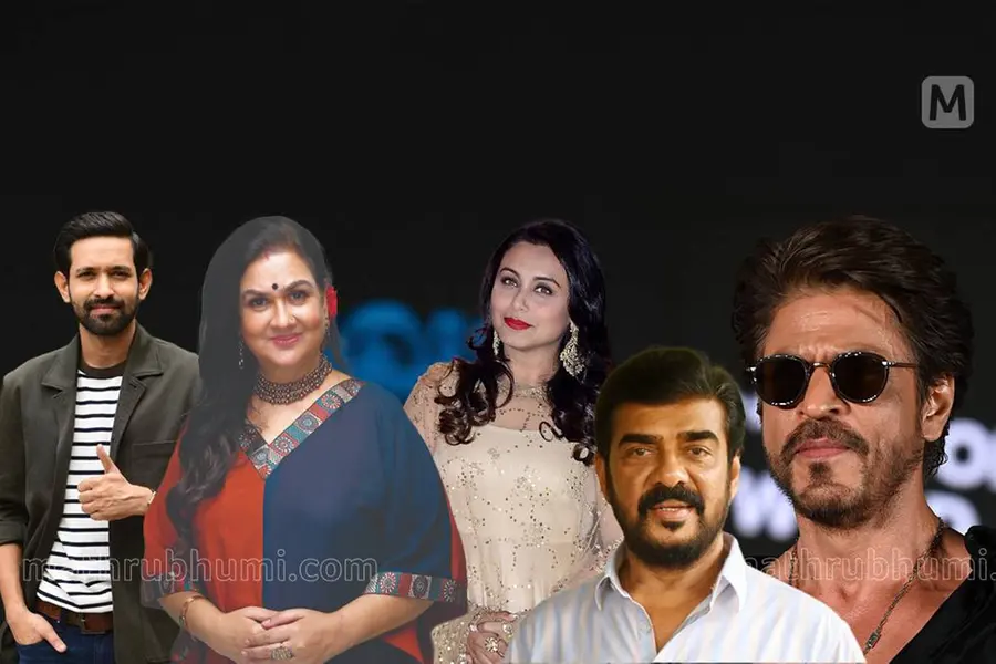 ഷാരൂഖും വിക്രാന്ത് മാസിയും മികച്ച നടന്മാർ, റാണി മുഖർജി നടി; വിജയരാഘവനും ഉർവശിക്കും പുരസ്കാരം