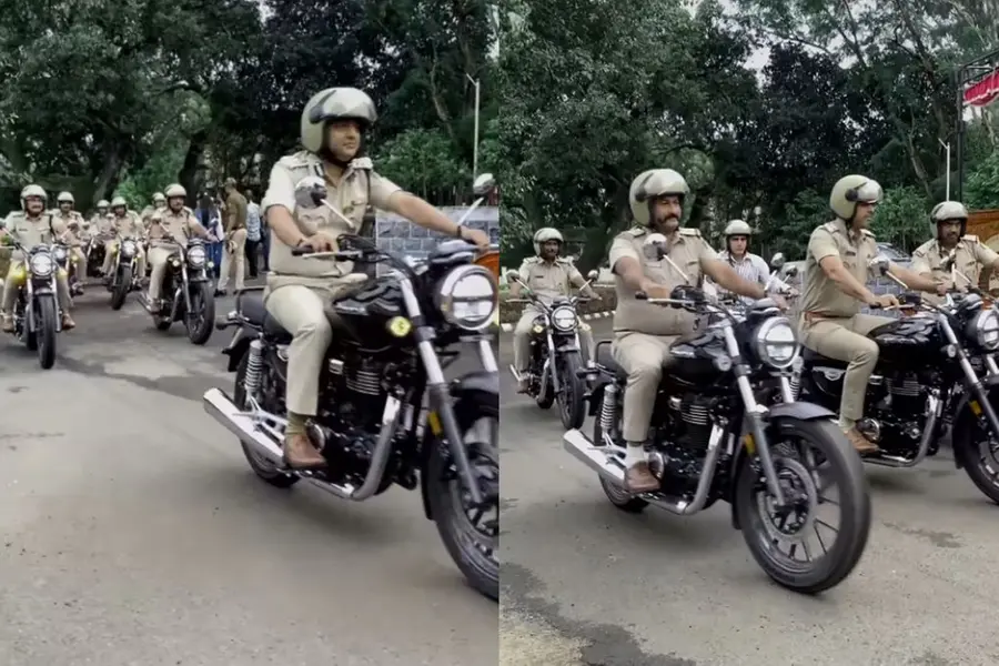 പോലീസ് സേനയ്ക്ക് MLA വക 13 ഹോണ്ട ഹൈനസ് ബൈക്കുകൾ, വിവാദം; വീഡിയോ വൈറൽ