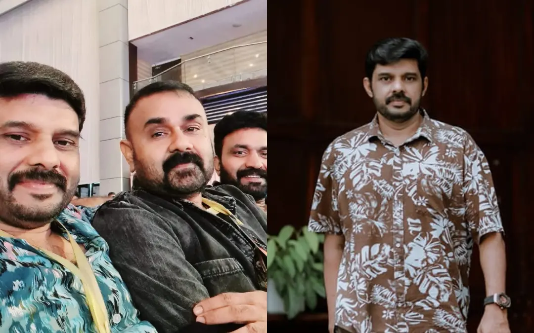 ഷാജു ശ്രീധര് പങ്കുവെച്ച ചിത്രം, കലാഭവന് നവാസ് | Photo: Facebook/ Shaju Sreedhar, Navas Kalabhavan