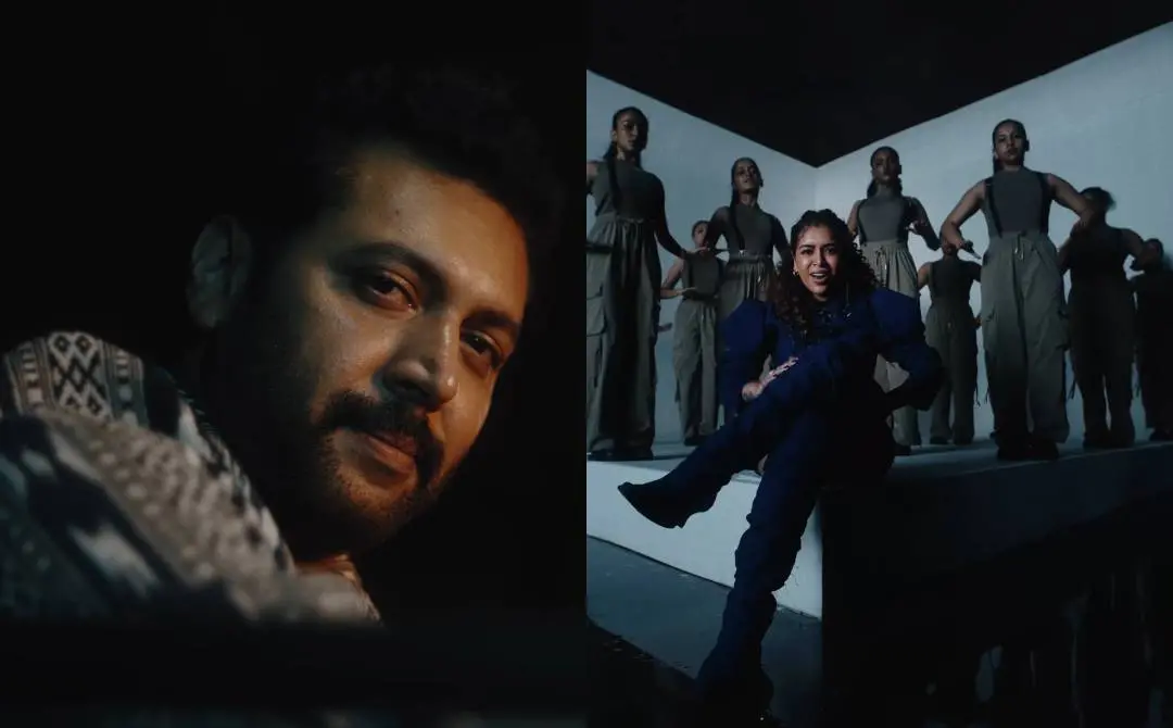 അൻട്രും ഇൻട്രും എന്ന മ്യൂസിക് വീഡിയോയിൽ രവി മോഹനും കെനീഷയും | സ്ക്രീൻഗ്രാബ്