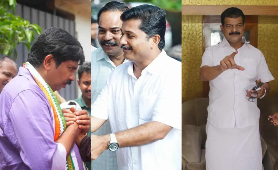 ആര്യാടന് ഷൗക്കത്ത്, എം.സ്വരാജ്, പി.വി.അന്വര്