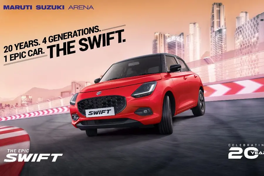 Swift @ 20, നിരത്തിൽ 30 ലക്ഷം കാറുകൾ, ഇന്ത്യയിൽ മാരുതി സുസുക്കിയുടെ ആഘോഷം