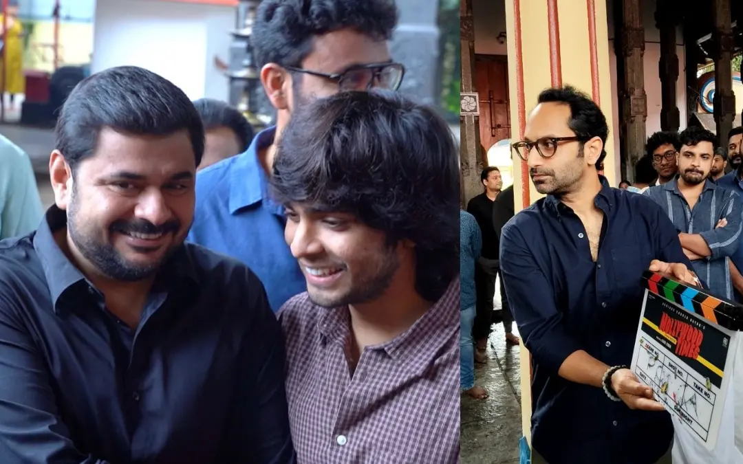 നസ്ലിനും ആഷിഖ് ഉസ്മാനും, പൂജ ചടങ്ങില്‍ ഫഹദ് ഫാസില്‍