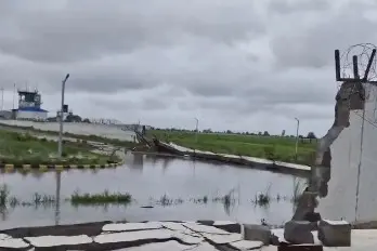 കനത്തമഴ: വിമാനത്താവളത്തിന്റെ ചുറ്റുമതില് ഇടിഞ്ഞുവീണു, സംഭവം മധ്യപ്രദേശില്