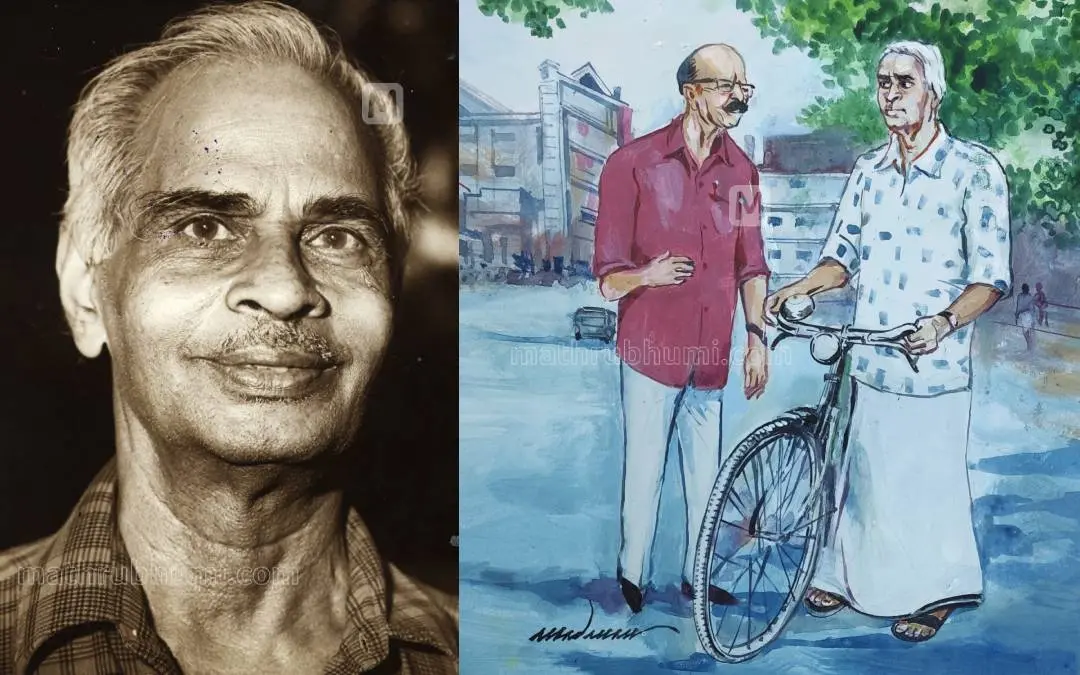 വൈലോപ്പിള്ളി | ഫോട്ടോ: മാതൃഭൂമി ആർക്കൈവ്സ്, ചിത്രീകരണം: മദനന്‍