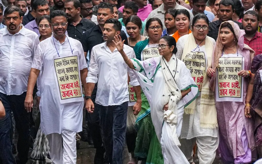 പ്രതിഷേധ റാലിയിൽ നിന്ന് | Photo: PTI