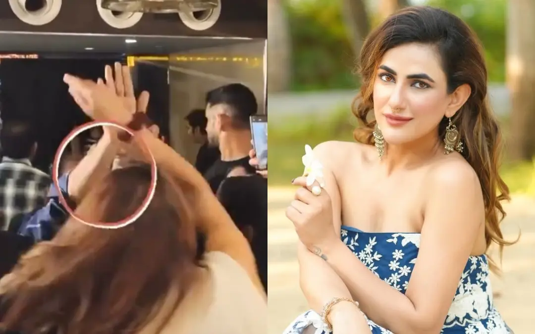 രുചി ഗുജ്ജര് കരണ് സിങ്ങിനെ മര്ദിക്കുന്ന ദൃശ്യത്തില്നിന്ന്, രുചി ഗുജ്ജര് | Photo: Screen grab/ Tadka Bollywood, Instagram/ Ruchi Gujjar