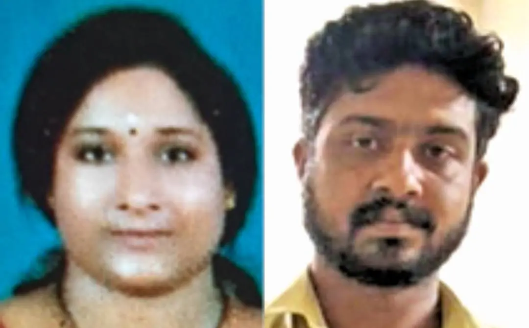 മരിച്ച അഖില, പിടിയിലായ ബിനു