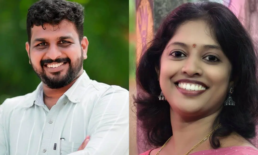 മനുപ്രസാദ്, നവ്യാ ഹരിദാസ് | Photo from facebook