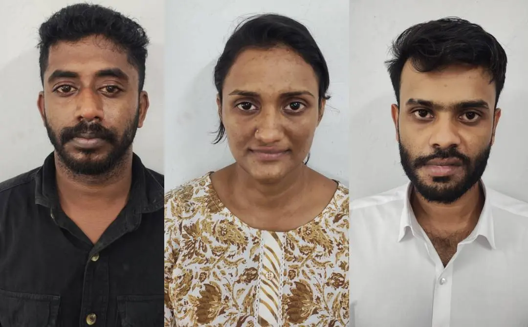 അറസ്റ്റിലായ ഷഫീക്ക്, അതുല്യ റോബിന്, മുനാഫിസ്