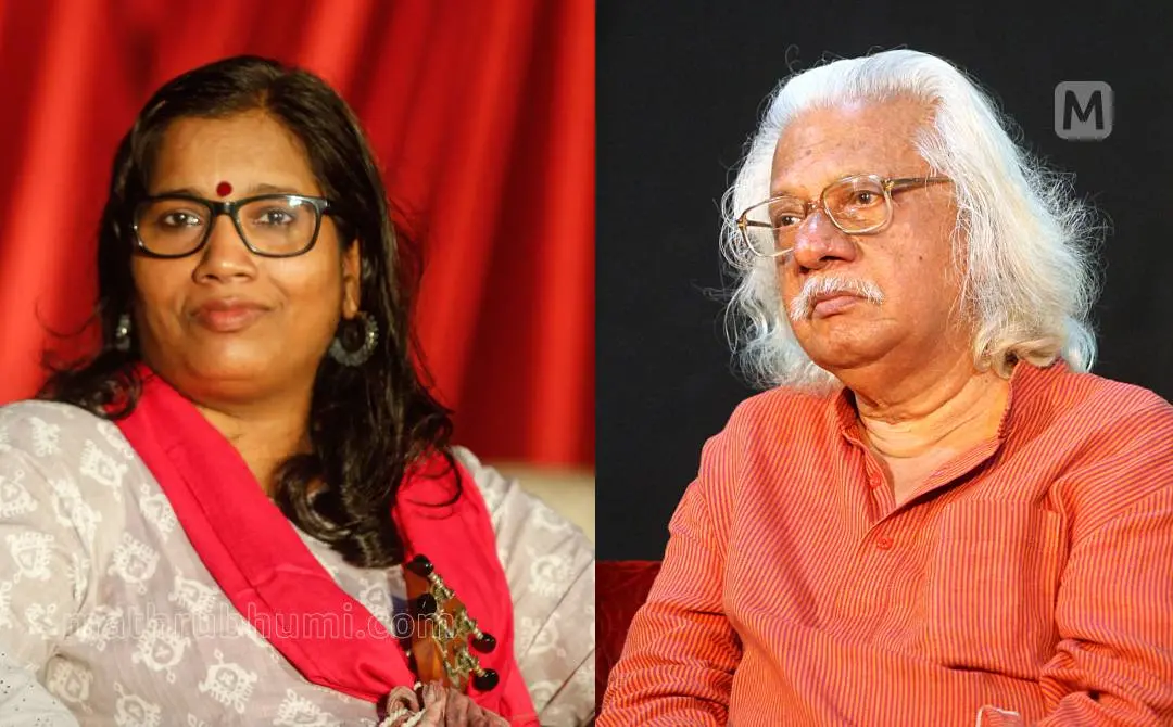 പുഷ്പവതി, അടൂർ​ ഗോപാലകൃഷ്ണൻ | ഫോട്ടോ: പി. കൃഷ്ണപ്രദീപ്, ജി. ബിനുലാൽ \ മാതൃഭൂമി