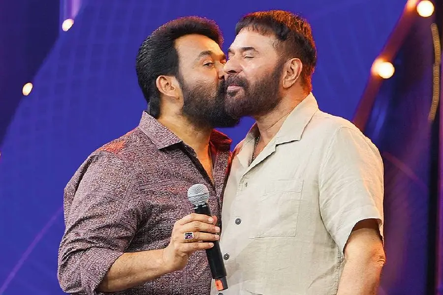 പ്രാർഥന ഫലം കണ്ടെന്ന് ആരാധകർ, ഇച്ചാക്കയ്ക്ക് ലാലുവിന്റെ സ്നേഹമുത്തം; സന്തോഷം പങ്കുവെച്ച് മോഹൻലാൽ