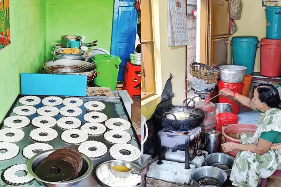 മുറുക്ക്, അച്ചപ്പം, നെയ്യപ്പം, മുന്തിരിക്കൊത്ത്...പുന്നമൂട്ടിലെ പലഹാരത്തെരുവിൽ ഓണമെത്തി