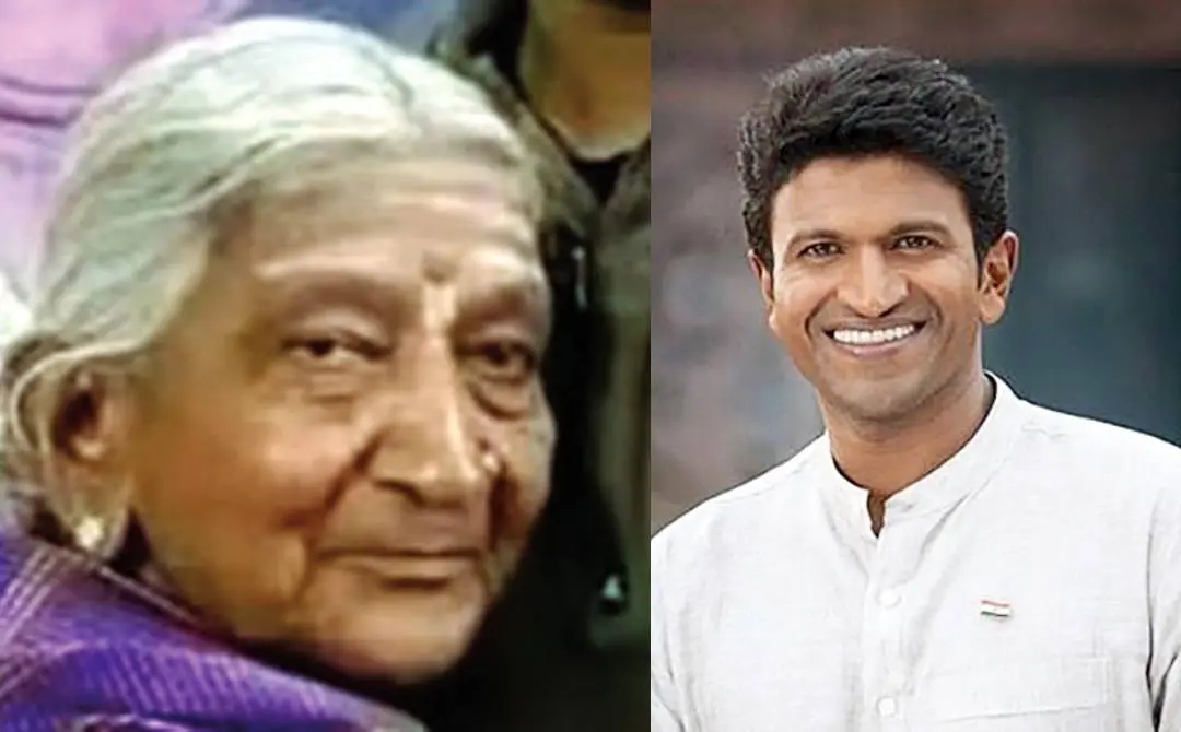 നാഗമ്മ, പുനീത് രാജ്കുമാർ | ഫോട്ടോ: അറേഞ്ച്ഡ്, ANI